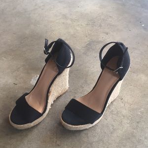 Colin Stuart Black Espadrilles